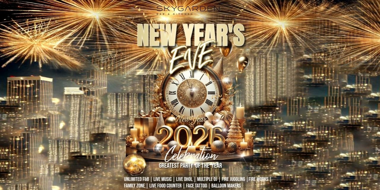 New Year’s Eve 2026 @ SKYGARDEN WHITEFIELD