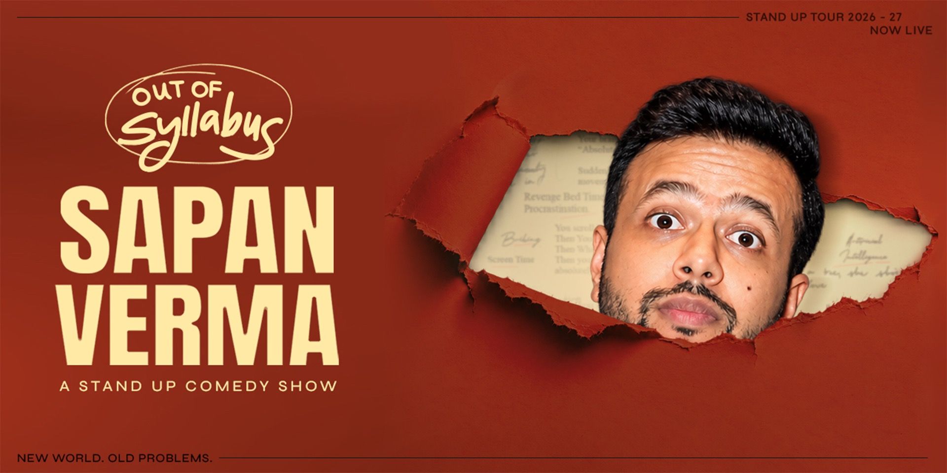 Out Of Syllabus - Sapan Verma - 2026 New Tour