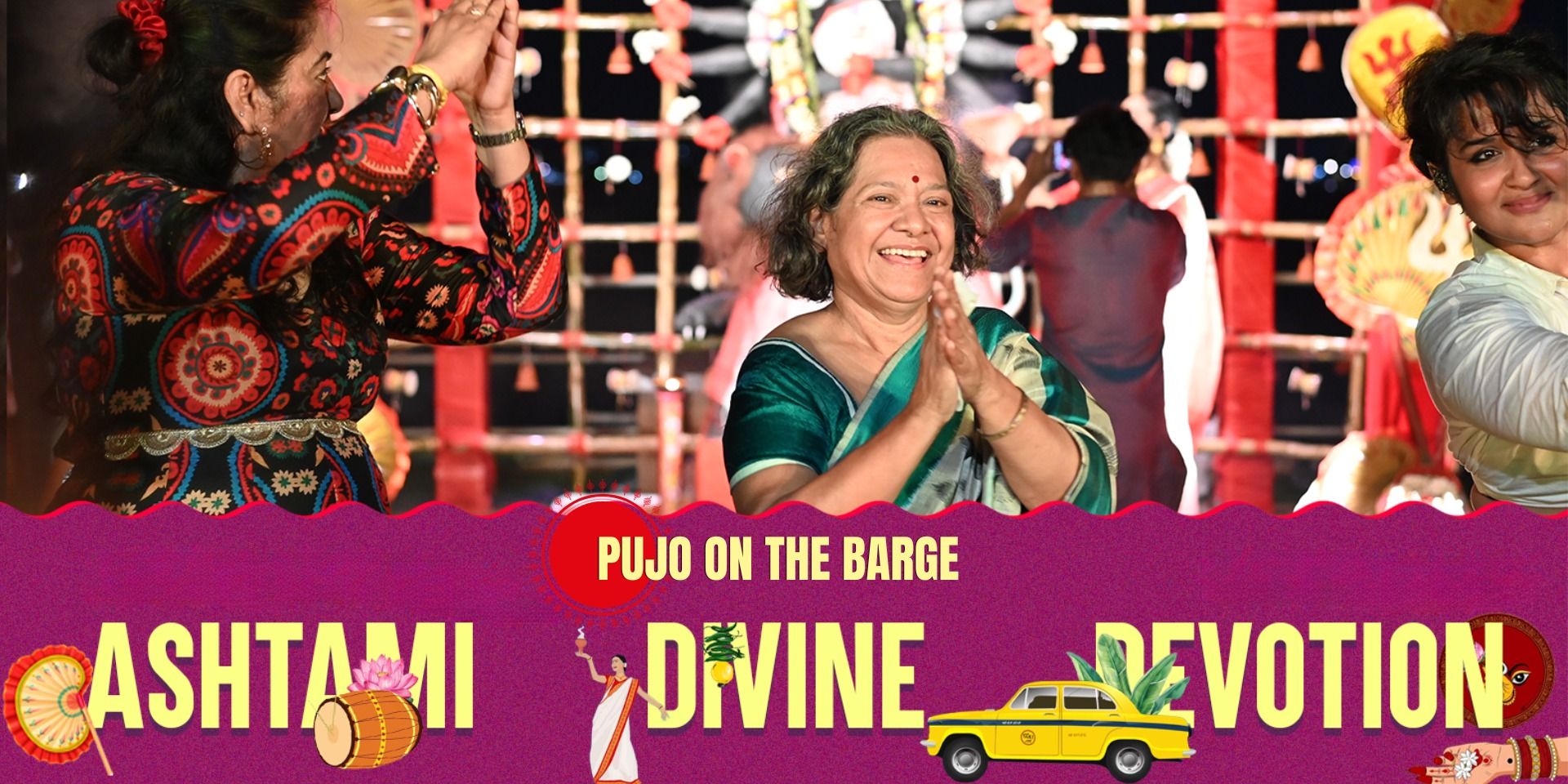 PUJO ON THE BARGE - ASHTAMI