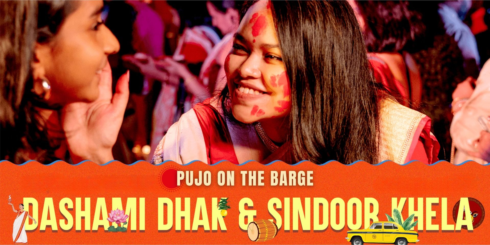 PUJO ON THE BARGE - DASHAMI in Kolkata