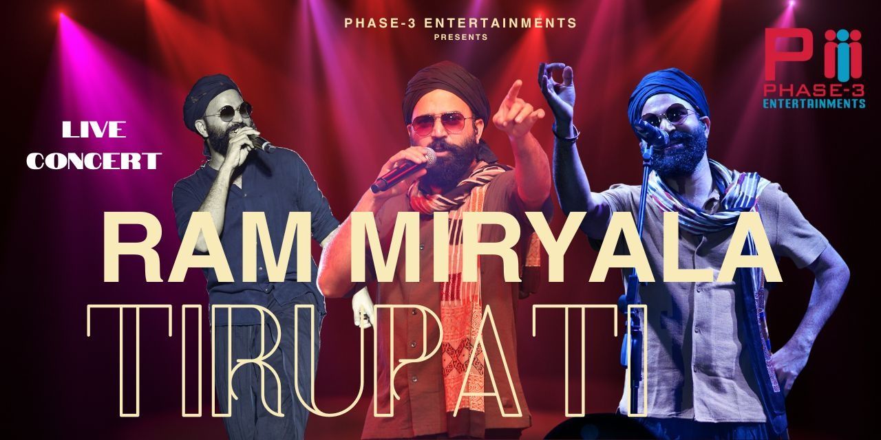 Miryala Rama Rao RAM MIRYALA LIVE CONCERT music-shows Event Tickets Mumbai - BookMyShow