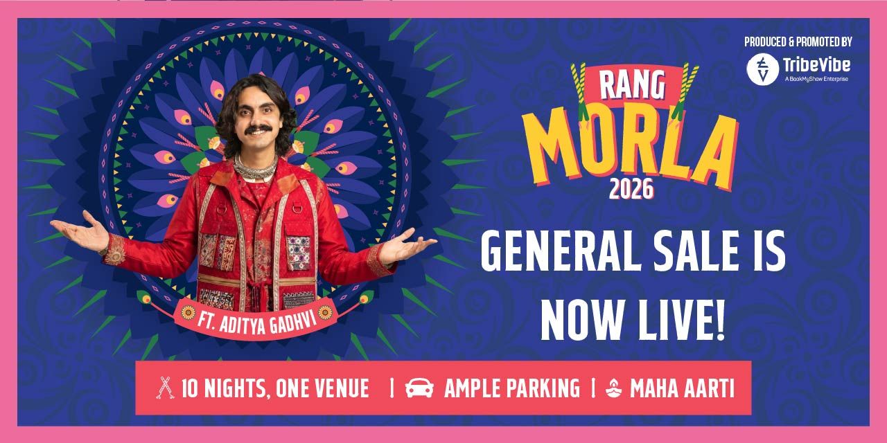 Rang Morla ft Aditya Gadhvi 2026 Ahmedabad  Ahmedabad 2026 Tykkit tickets
