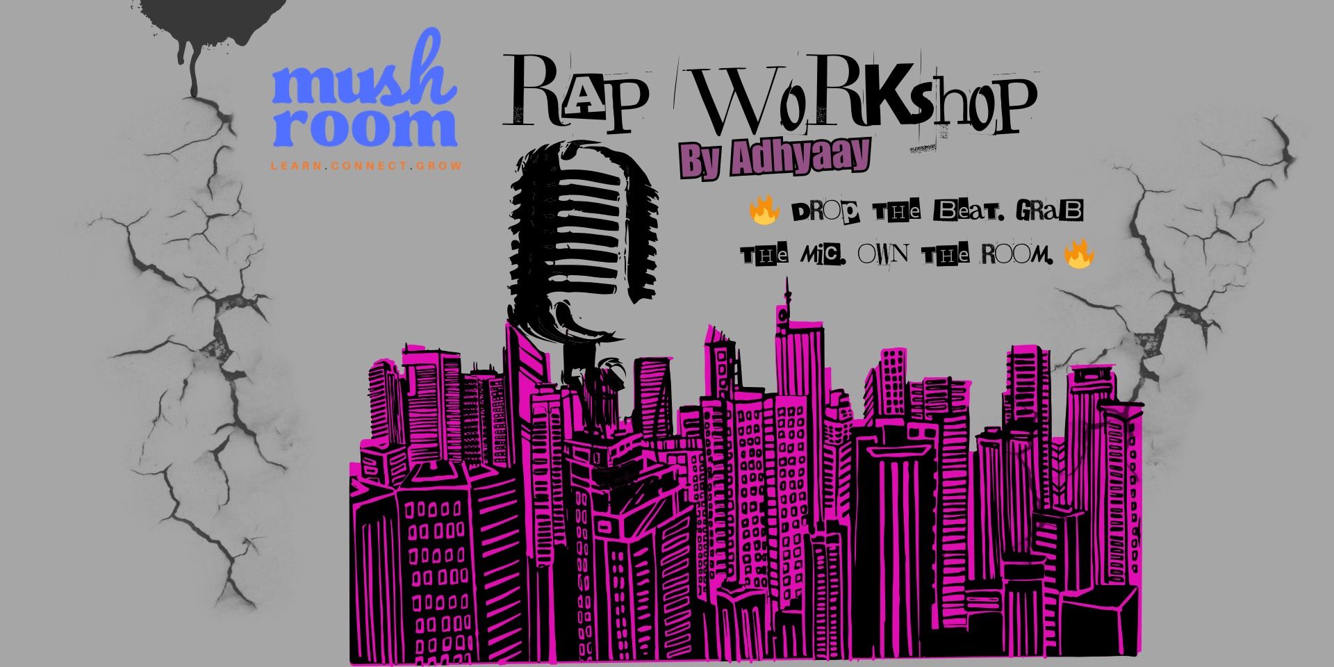 RAP Workshop at Mushroom Studio workshops Event Tickets Bengaluru ...