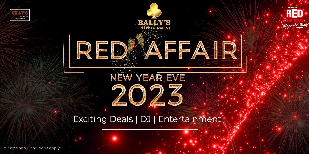 Red Affair NYE Party 2023 – Gilly’s E-City