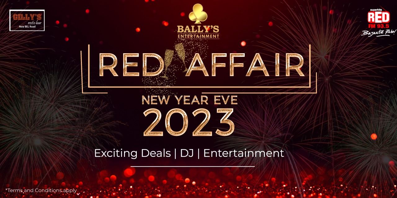 Red Affair NYE Party 2023 – Gilly’s New BEL Road