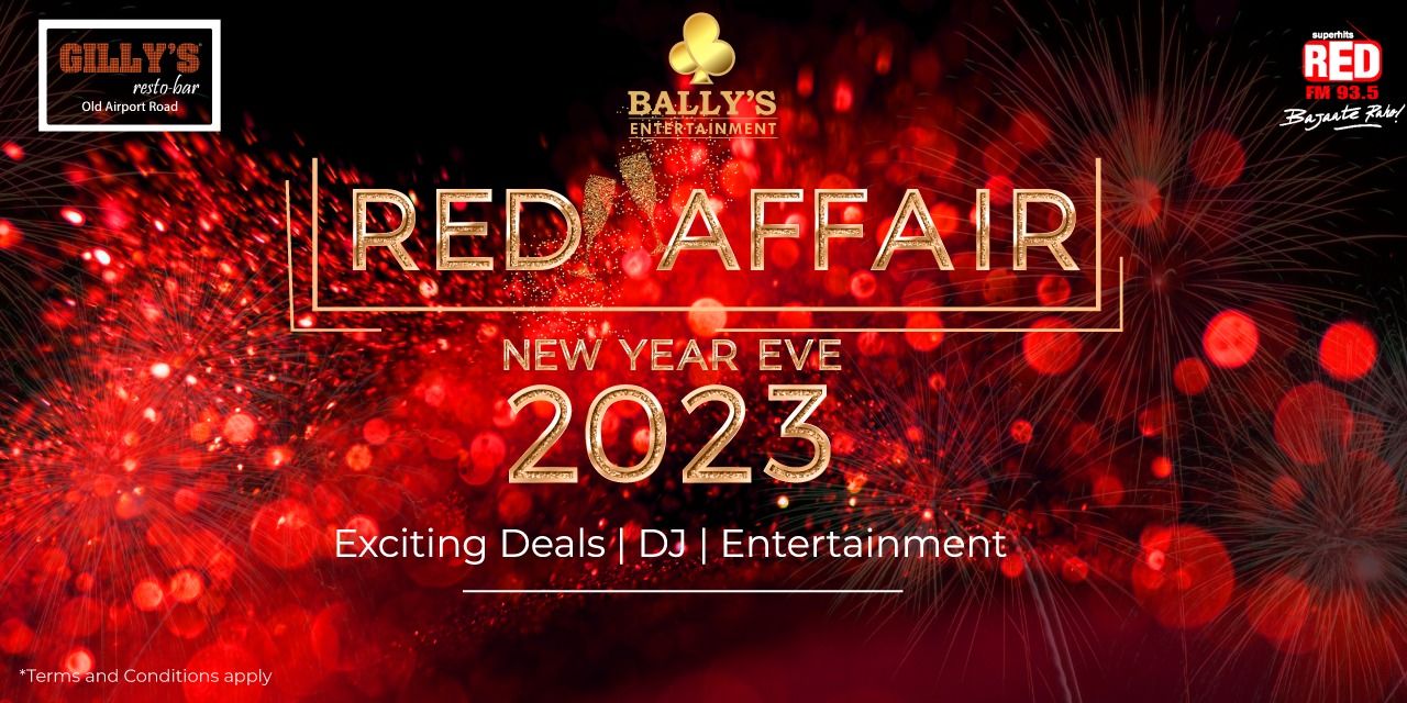 Red Affair NYE Party 2023 – Gilly’s Old Airport Rd