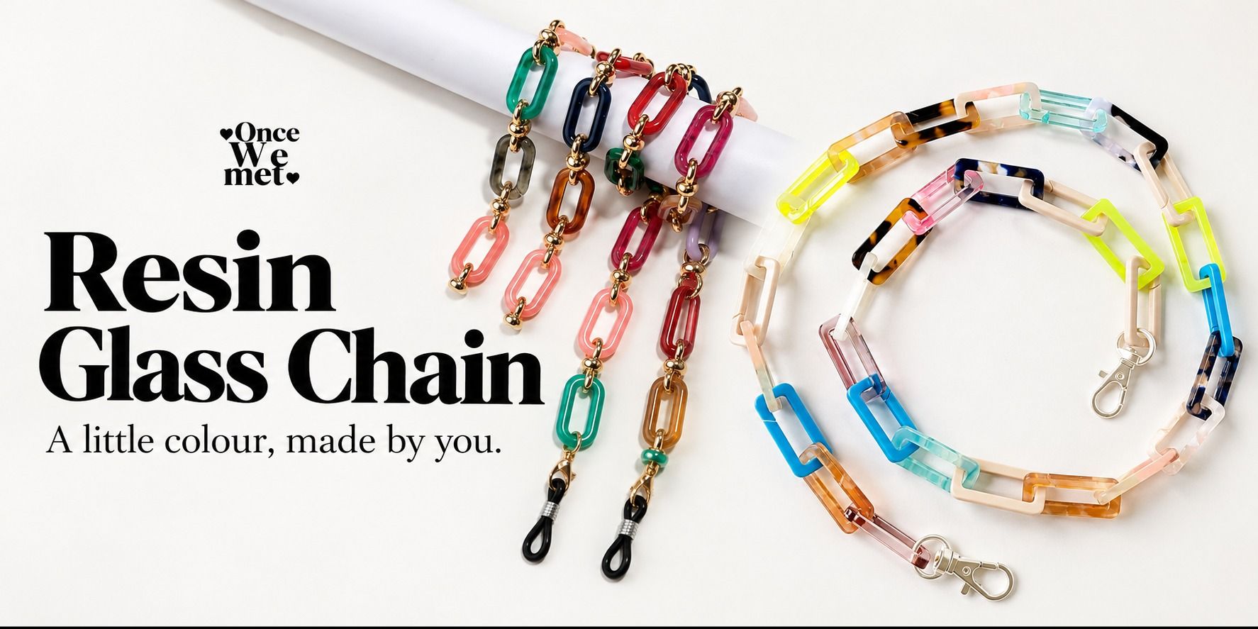 Resin Glass Chain