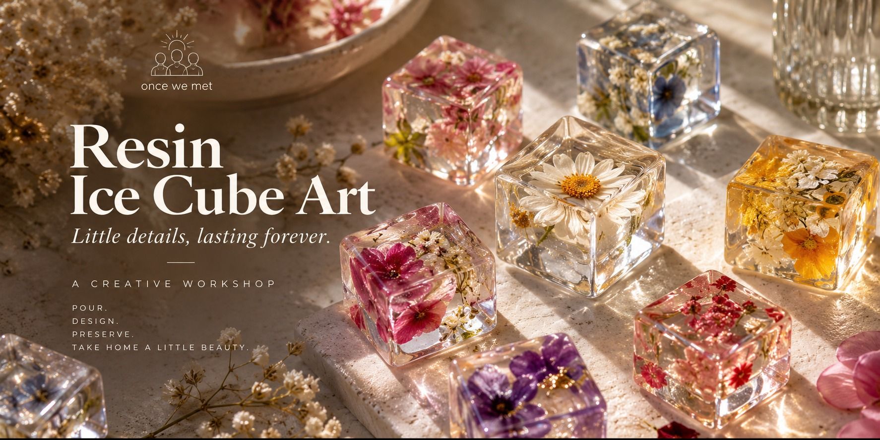 Resin Ice Cube Art