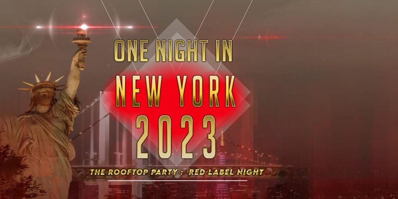 ROOFTOP NYE PARTY – RED LABEL NIGHT 2023