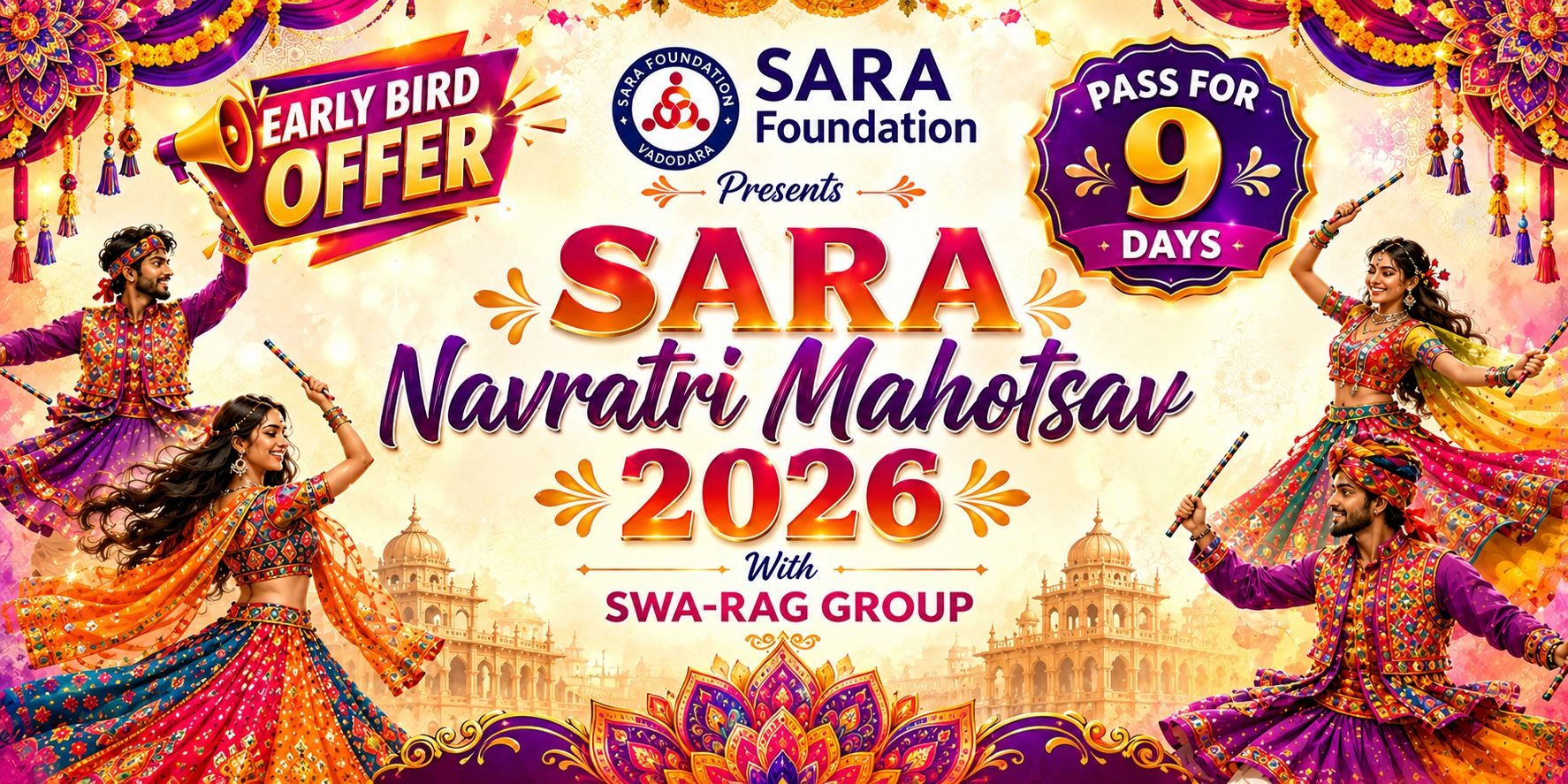 SARA Navratri Mahotsav 2026 - Early bird Offer