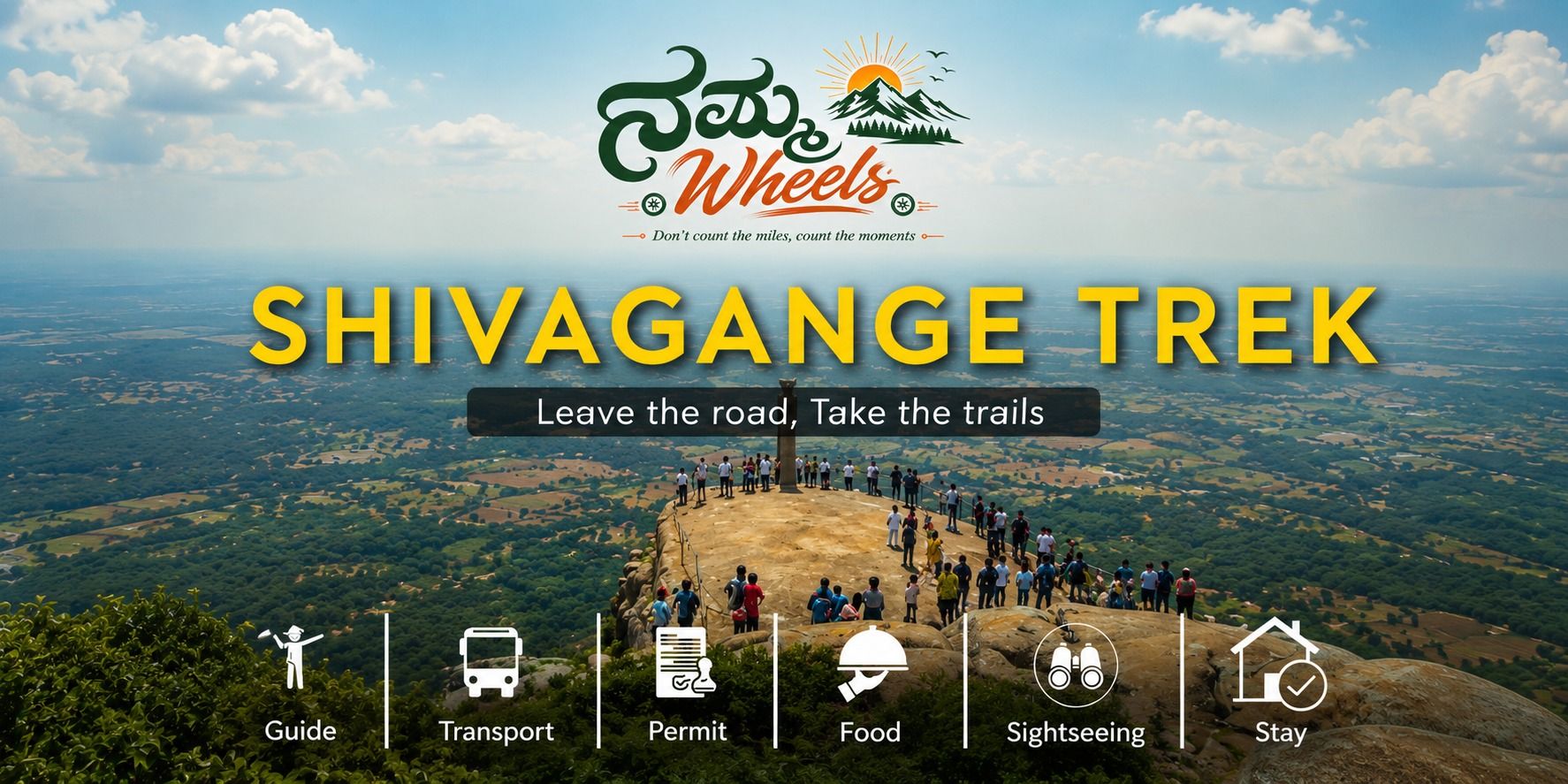 Shivagange Trek By Namma Wheels in Bengaluru