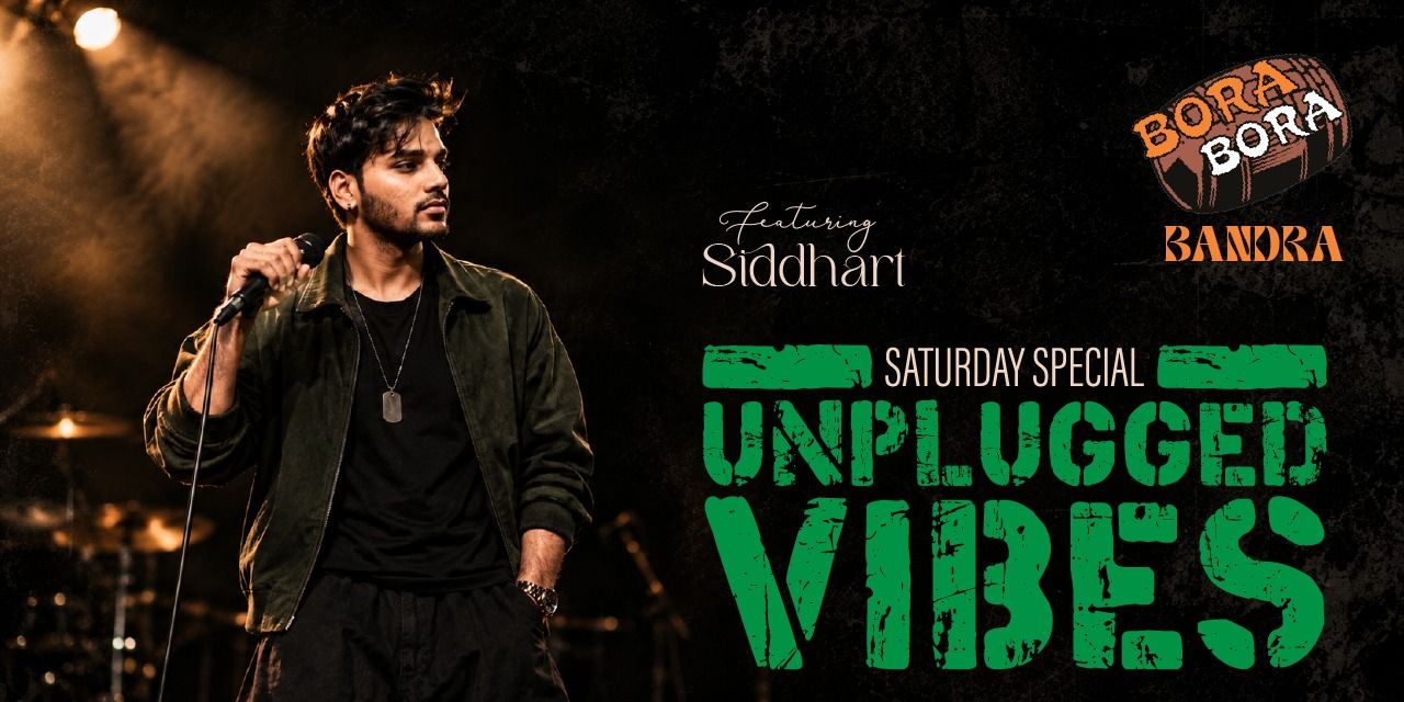 SIDDHARTH ON THE MIC. YOU ON THE DANCE FLOOR.