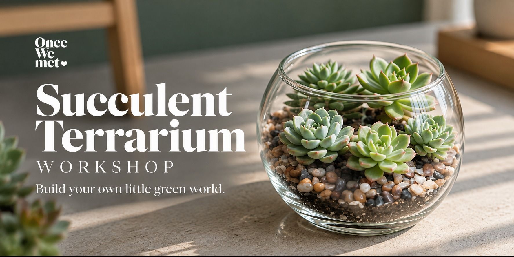 Succulent Terrarium Workshop in Chennai