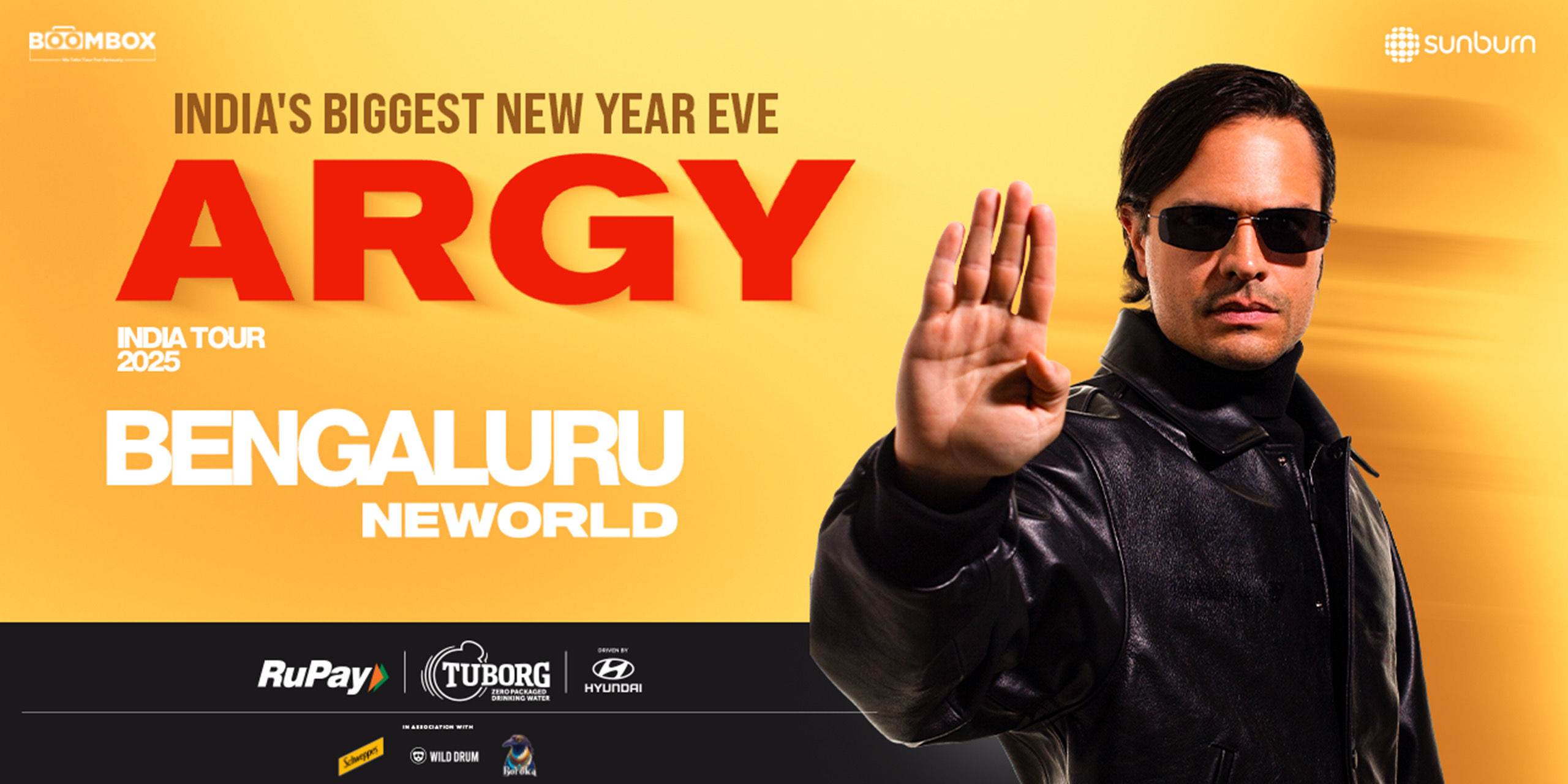 Sunburn Arena NYE ft. ARGY – Bengaluru