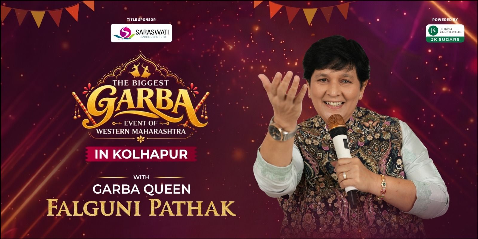 The biggest garba night with Falguni Pathak