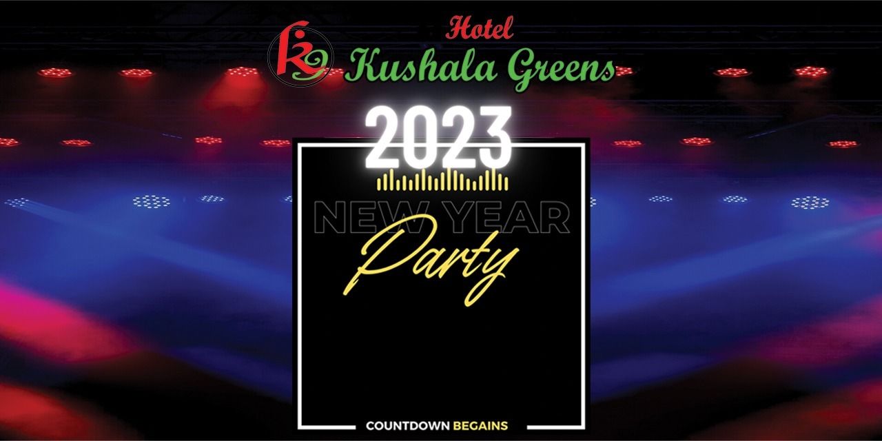 The countdown 2023 at hotel kushala greens
