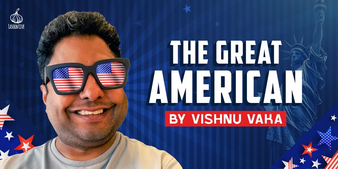 The Great American India tour by Vishnu Vaka in Chennai