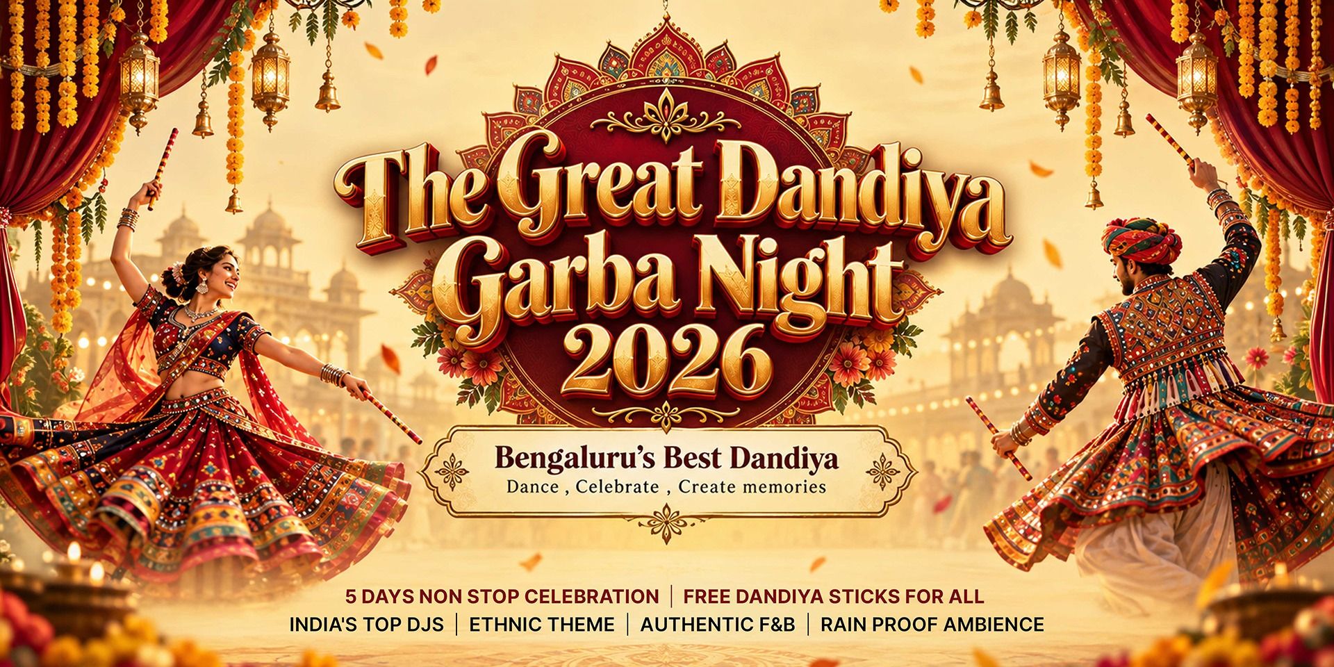The Great Biggest Dandiya & Garba Utsav 2026 in Bengaluru