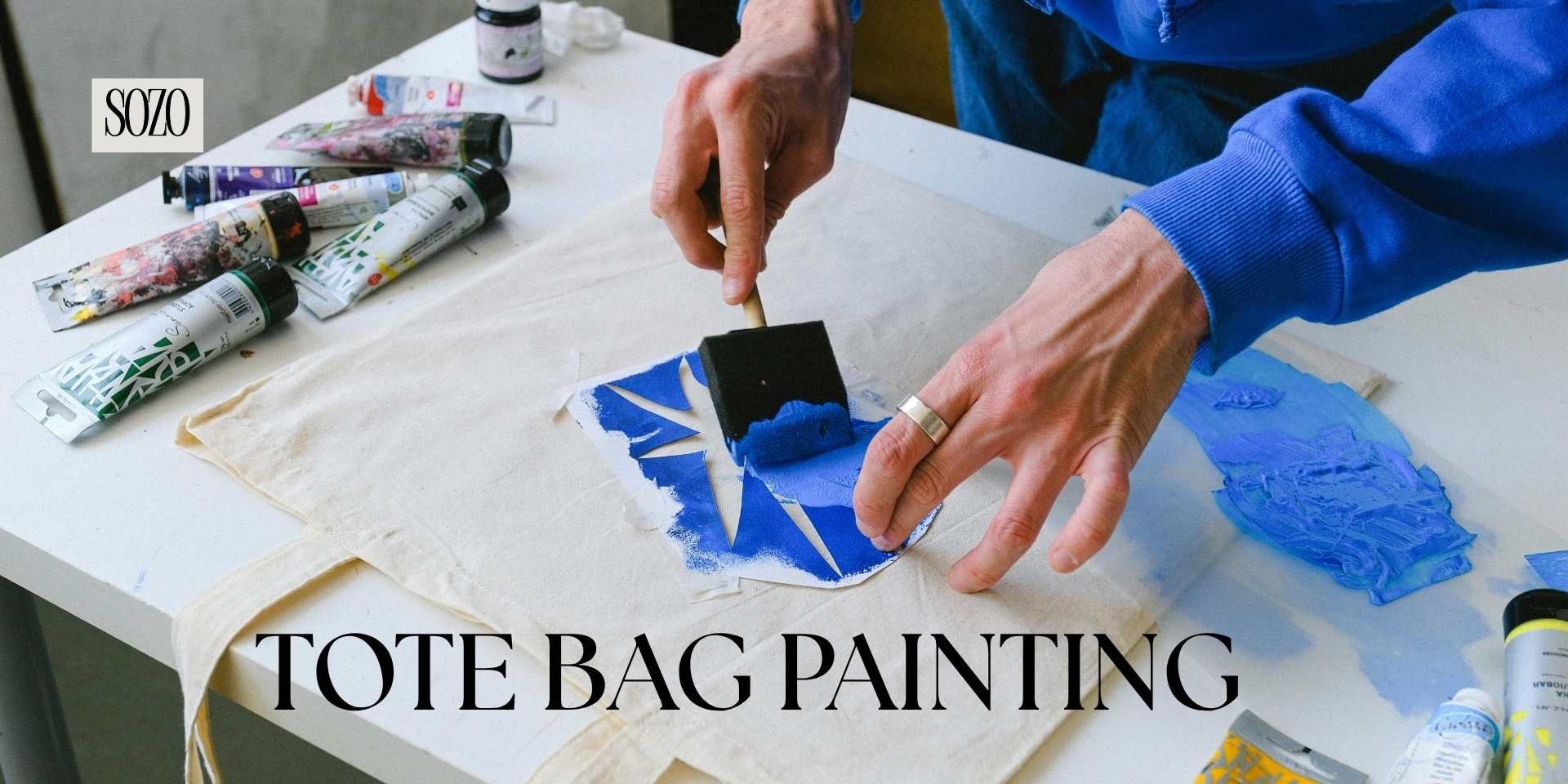 TOTE BAG PAINTING