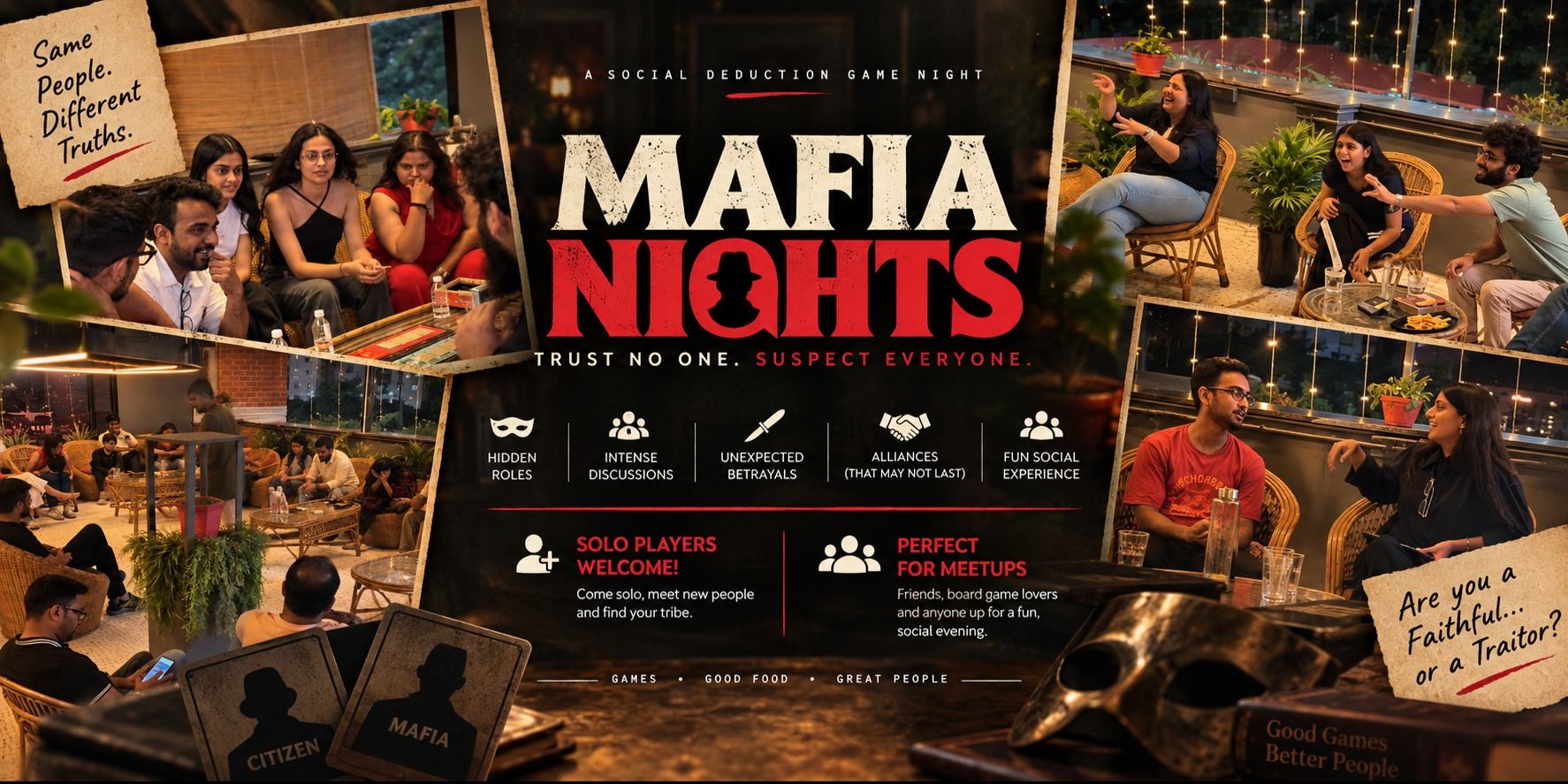 Traitors Night - Mafia Mode (Beginner Friendly)