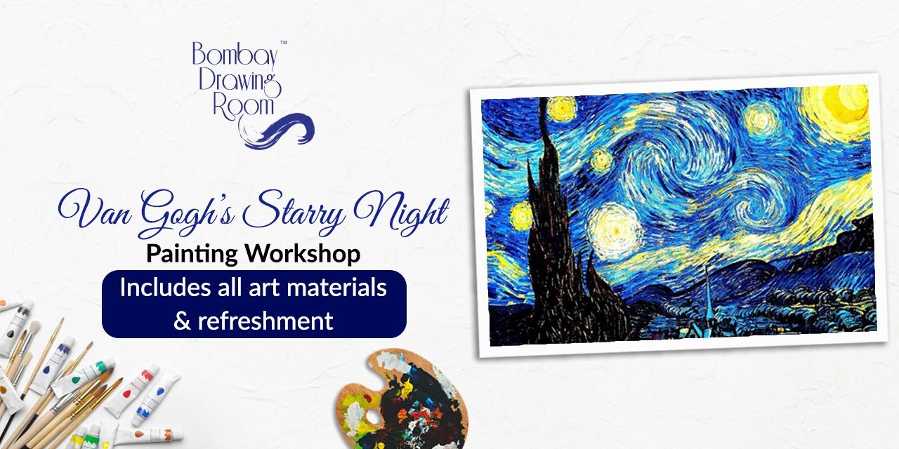 Van Gogh`s Starry Night Canvas Painting Workshop