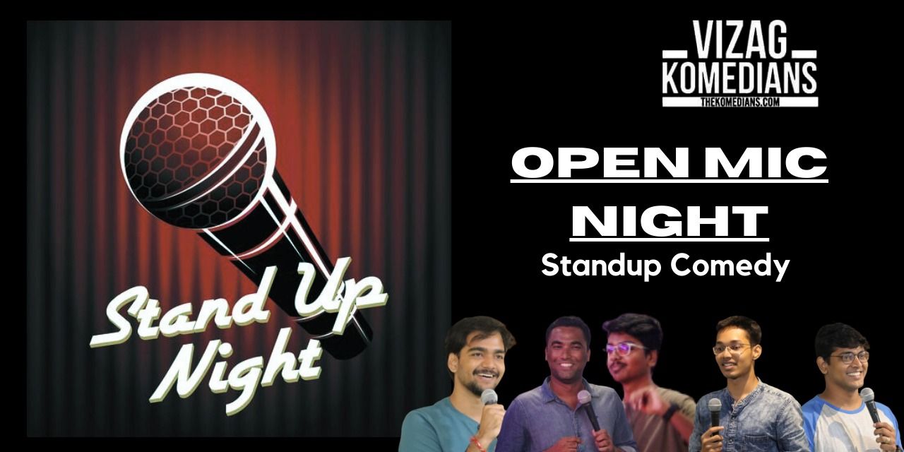 This weeks laughter, 5 standup comedy shows in Vizag
