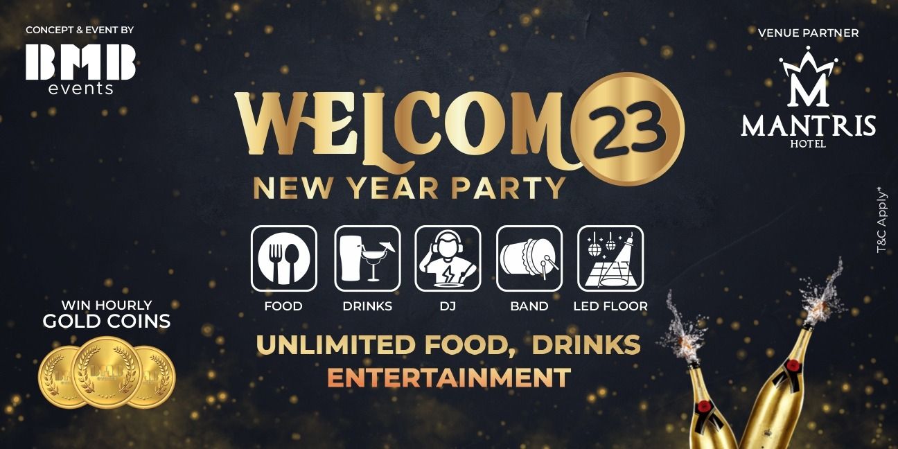 Welcom23 – New Year Party at Mantris Hotel
