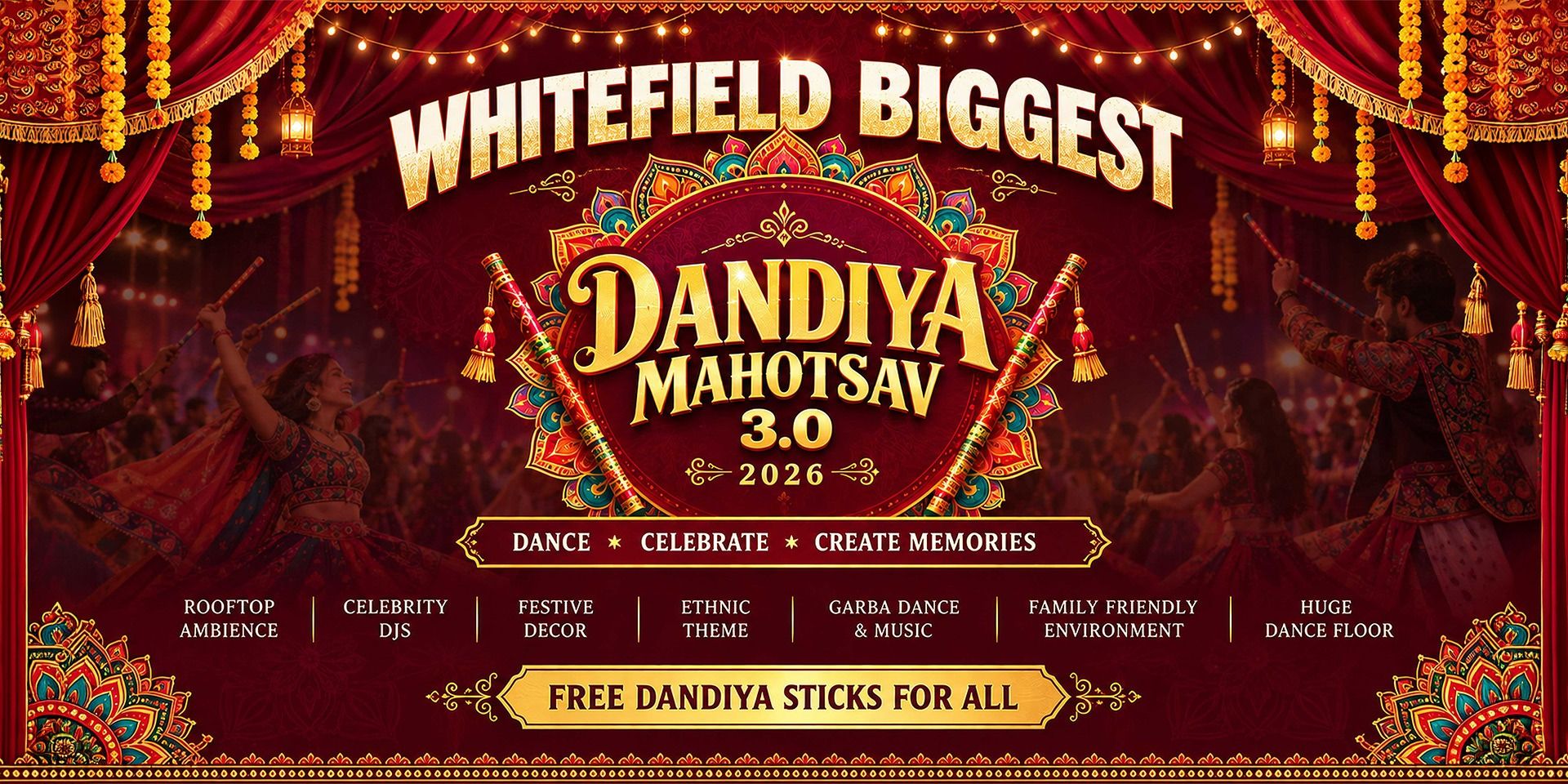 Whitefield Biggest Dandiya Mahotsav 2026 in Bengaluru
