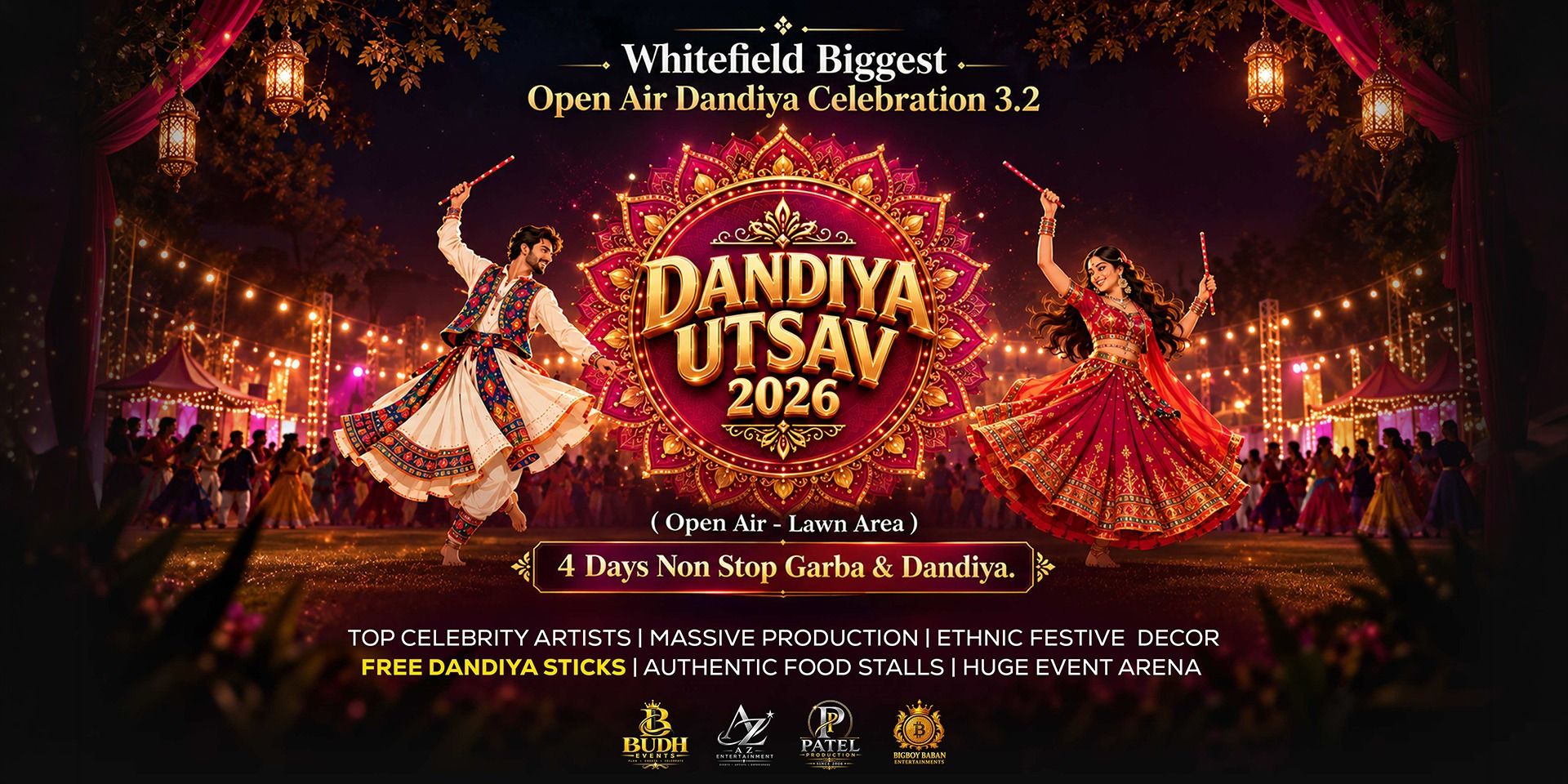 Whitefield Biggest Open Air Dandiya Utsav 2026 in Bengaluru