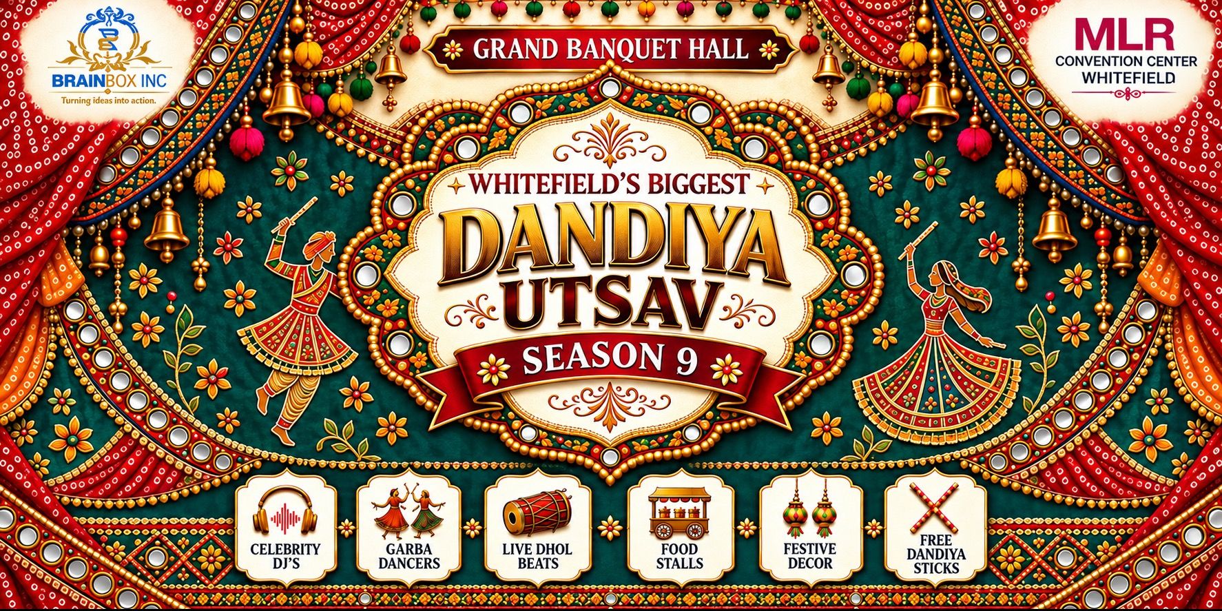 WHITEFIELD'S BIGGEST DANDIYA UTSAV SEASON-9 in Bengaluru