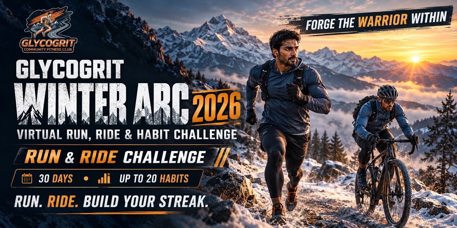 WINTER ARC 2026 VIRTUAL RUN & RIDE CHALLENGE