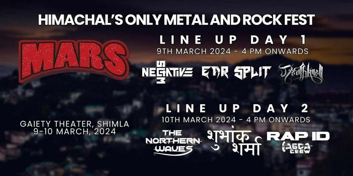 MARS - Himachal's only Rock and Metal Festival