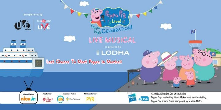 Peppa Pig Live! - Mumbai English theatre-plays Play in Mumbai Tickets -  BookMyShow