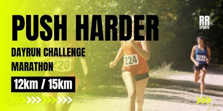 Push Harder Day Run Challenge Virtual Marathon