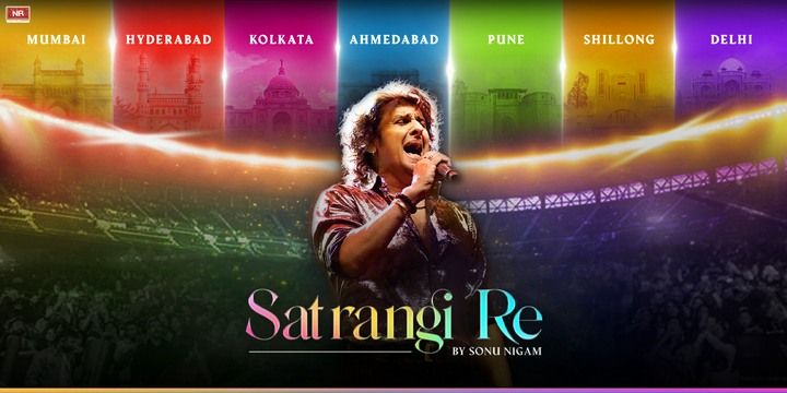 Satrangi Re by Sonu Nigam India Tour music-shows Event Tickets Mumbai - BookMyShow