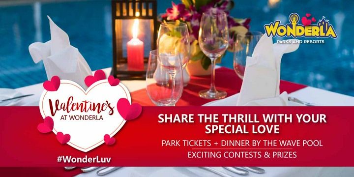 Wonderla Park + Valentine’s Day Pool Side Dinner | amusement-parks ...