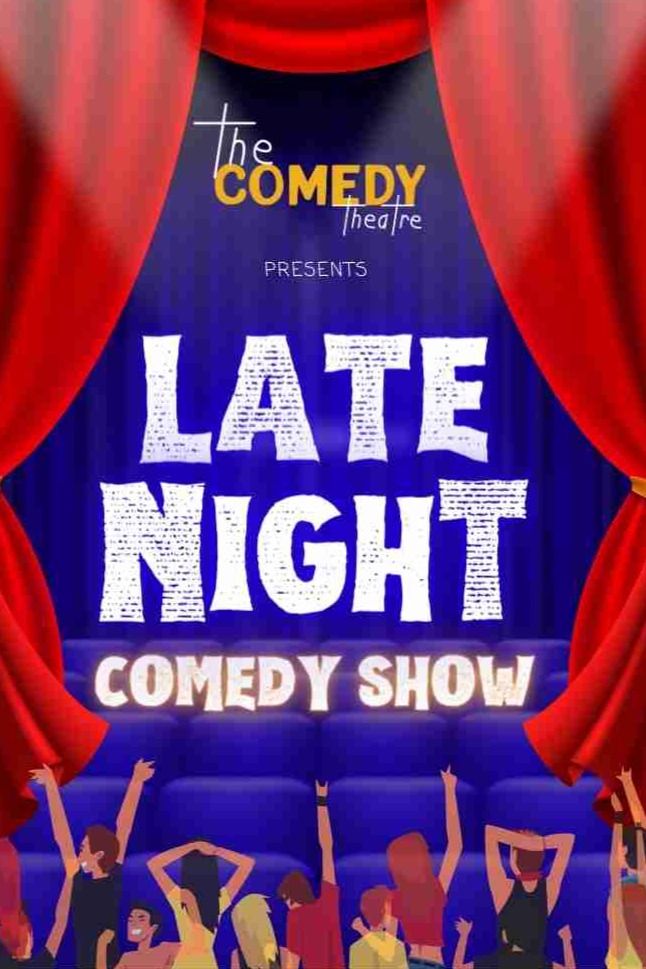 Late night stand up comedy show 