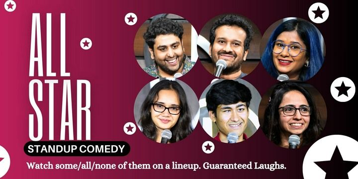 All Star Standup Comedy comedy-shows Event Tickets Mumbai BookMyShow